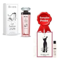 Bi-Es Les Fashion Stiletto 50 Ml + Perfume Sample Spray Guerlain La Petite Robe Noire