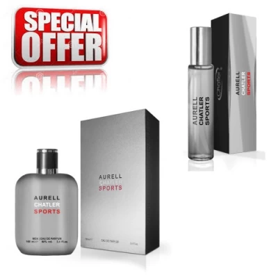 Chatler Aurell Sports - Promotional Set, Eau De Parfum 100 Ml + Eau De Parfum 30 Ml 3 Chatler Aurell Sports - Promotional Set, Eau De Parfum 100 Ml + Eau De Parfum 30 Ml