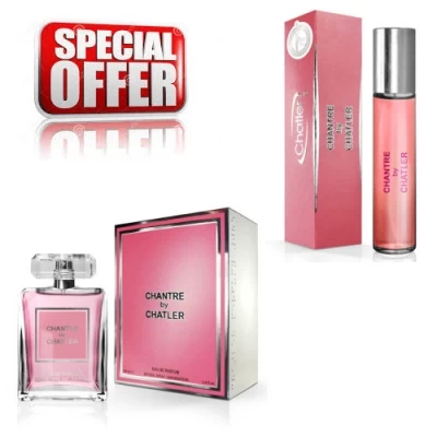 Chatler Chantre By Chatler - Promotional Set, Eau De Parfum 100 Ml + Eau De Parfum 30 Ml 3 Chatler Chantre By Chatler - Promotional Set, Eau De Parfum 100 Ml + Eau De Parfum 30 Ml