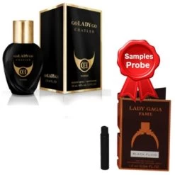 Chatler Go Lady Go 100 Ml + Perfume Sample Spray Lady Gaga Fame
