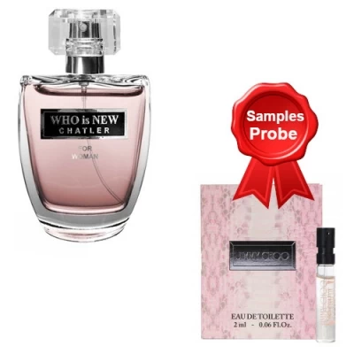 Chatler Who Is New 100 Ml + Perfume Sample Jimmy Choo 3 Chatler Who Is New 100 Ml + Perfume Sample Jimmy Choo