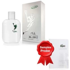 Chatler PLL XL 2012 White Pure Homme 100 Ml + Perfume Sample Spray Lacoste L.12.12. Blanc