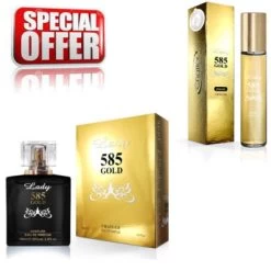 Chatler 585 Gold Lady - Promotional Set, Eau De Parfum 100 Ml + Eau De Parfum 30 Ml