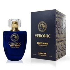 Chatler Veronic Deep Blue Woman 100 Ml + Perfume Sample Versace Dylan Blue Femme -Fragrance Essence Shop 400px ChatlerDeepBlueWomen 1