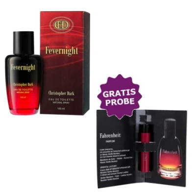 Christopher Dark Fevernight 100 Ml + Perfume Sample Spray Christian Dior Fahrenheit 3 Christopher Dark Fevernight 100 Ml + Perfume Sample Spray Christian Dior Fahrenheit