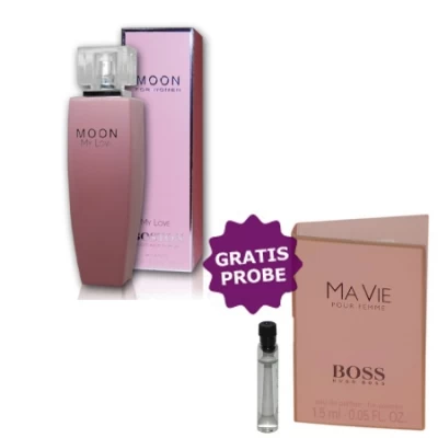Cote Azur Boston Moon My Love 100 Ml + Perfume Sample Spray Hugo Boss Ma Vie Pour Femme 3 Cote Azur Boston Moon My Love 100 Ml + Perfume Sample Spray Hugo Boss Ma Vie Pour Femme