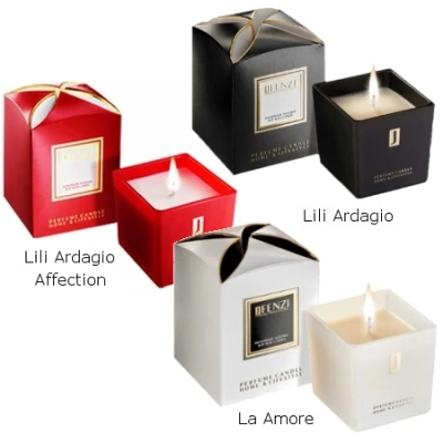 JFenzi Natural Soy Candle - Promotional Set 3 Pcs., La Amore, Lili Ardagio Affection, Lili Ardagio -Fragrance Essence Shop