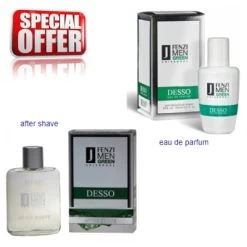 JFenzi Desso Green Universal Men - Promotional Set, Eau De Parfum, Aftershave