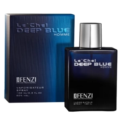 JFenzi Le Chel Deep Blue Homme 100 Ml + Perfume Sample Spray Chanel Bleu De Chanel 4 JFenzi Le Chel Deep Blue Homme 100 Ml + Perfume Sample Spray Chanel Bleu De Chanel - Image 2