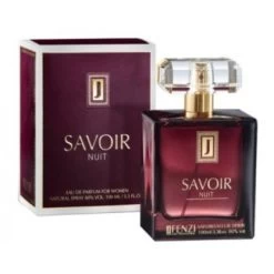 JFenzi Savoir Nuit 100 Ml + Perfume Sample Spray Versace Crystal Noir -Fragrance Essence Shop 400px FenziSavoirNuit