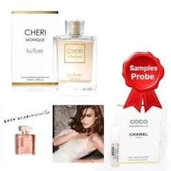 Luxure Cheri Monique 100 Ml + Perfume Sample Spray Chanel Coco Mademoiselle