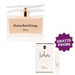 Paris Bleu Sanderling Shine 100 Ml + Perfume Sample Spray Dior Jadore