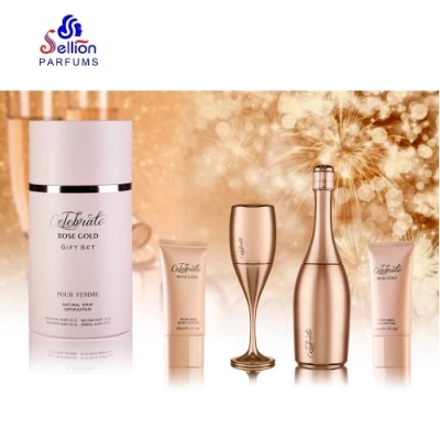 Sellion Celebrate Rose Gold - Set For Women, 2 X Eau De Parfum, Bodylotion, Shower Gel 4 Sellion Celebrate Rose Gold - Set For Women, 2 X Eau De Parfum, Bodylotion, Shower Gel - Image 2