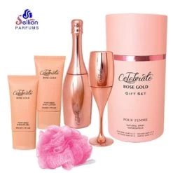 Sellion Celebrate Rose Gold - Set For Women, 2 X Eau De Parfum, Bodylotion, Shower Gel