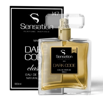 Sensation 147 Dark Code - Eau De Parfum For Men 100 Ml 3 Sensation 147 Dark Code - Eau De Parfum For Men 100 Ml