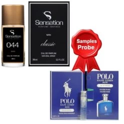 Sensation No.044, 36 Ml + Perfume Sample Ralph Lauren Polo Blue