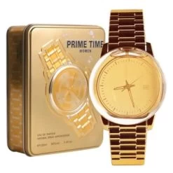 Tiverton Prime Time Gold Women [watch] - Eau De Parfum For Women 100 Ml